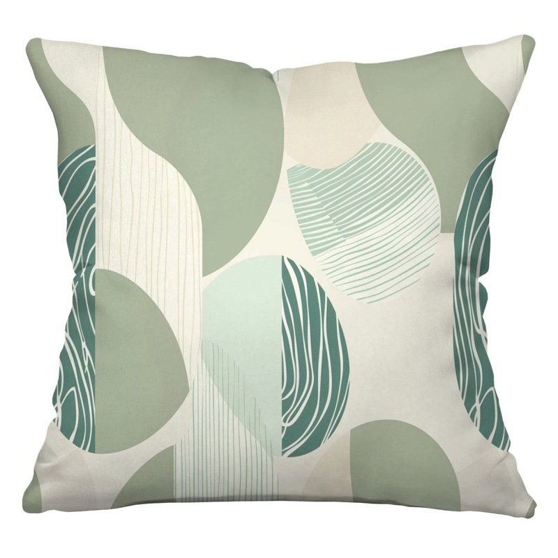 Coussin Abstract Curves, H 20 po x l 20 po