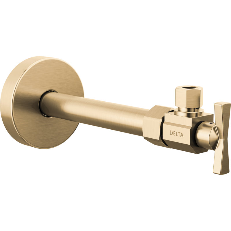 Angled Supply Stop Valve, Champagne Bronze