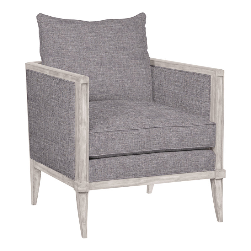 Fauteuil camée Compendium 28,5 po, Chenille nomade ardoise Crypton®, Gris tourterelle