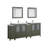  84" Double Bathroom Vanity Set with Mirror-106870355