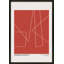 Geometric Abstraction In Red Print by Romina Gadler-1038554332-1038554319