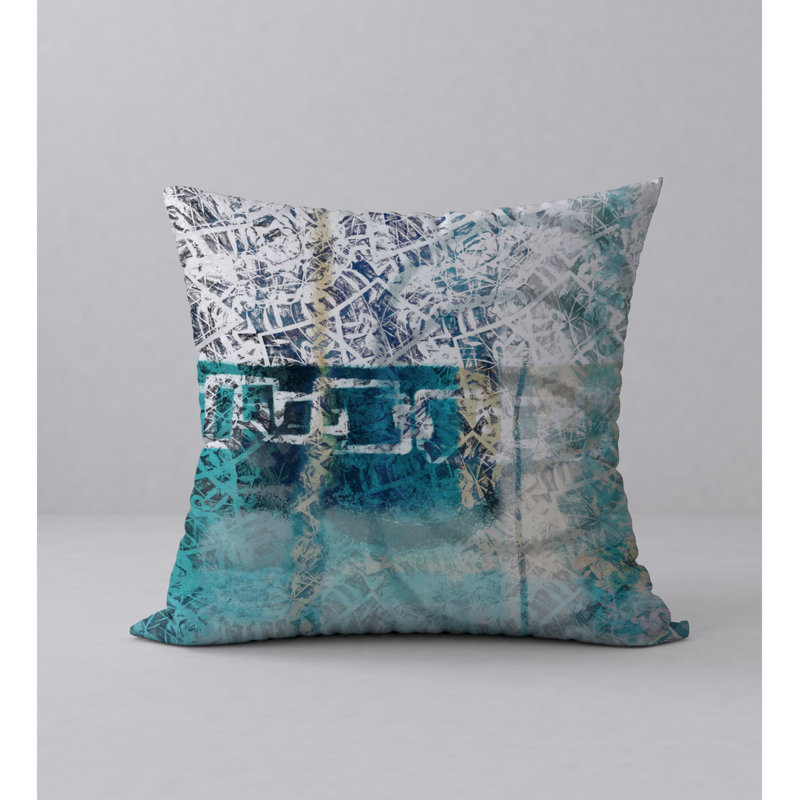 Housse de coussin décorative carrée gracieuse, 20 po x 20 po