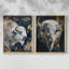 ANIMALS Series CXLVII - Reproduction encadrée de qualité supérieure - prête à être accrochée - aucun clou requis - aucun clou requis-355366080-355366087