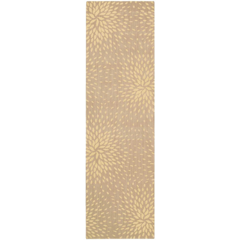 Viscose Floral Indoor Rug, Runner 2'3" x 8'