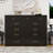 Modern Queen Murphy Bed with USB Charging & 2 Drawers - Space Saving Cabinet Bed for Home Office, Guest Room