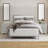 Keywest 18.9" W 2-Drawer Nightstand with Felt Pads