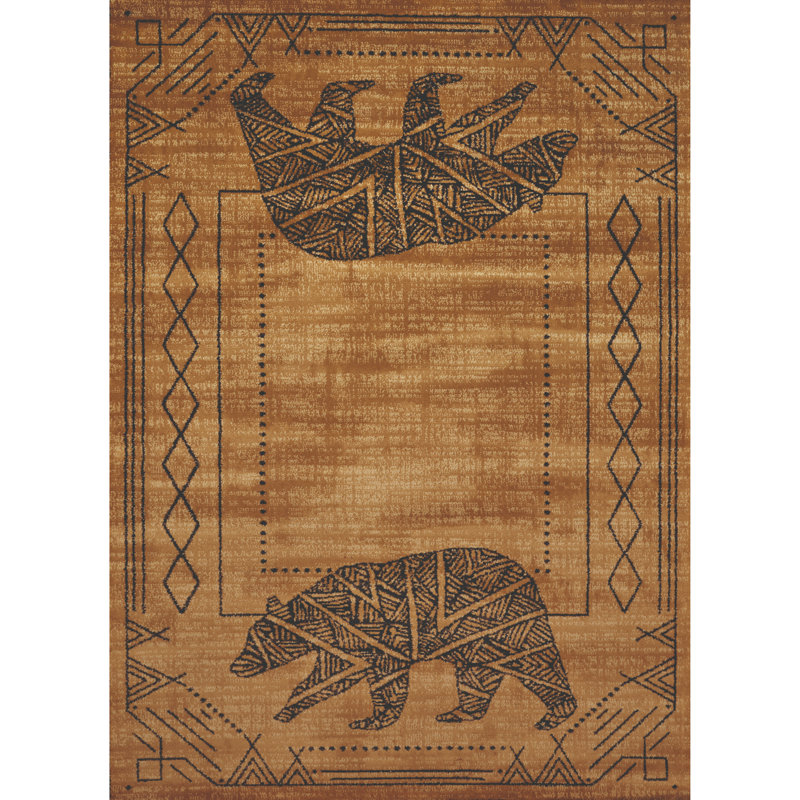 Tapis taupe Sayre, Tapis de couloir de 1 pi 10 po x 7 pi 2 po