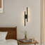 58Cm Black Acrylic LED Wall Sconce With Adjustable Light