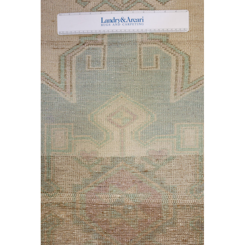 Vintage Turkish Konya Wool On Wool 2Ft8inx10ft10in Mauve