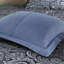 Collection de literie 12 pièces bleu marine, avec draps en coton, édredon à motif cachemire élégant, confortable et élégant-118652027-118652030