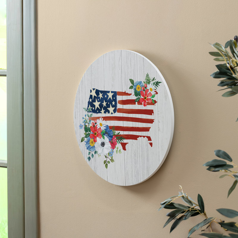 Décoration de porte American Classic, 18 po
