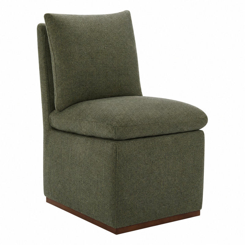 Bobbi Upholstered Dining Chair, Nathan Hemp Tweed