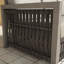 Canapé d'extérieur 3 places en aluminium