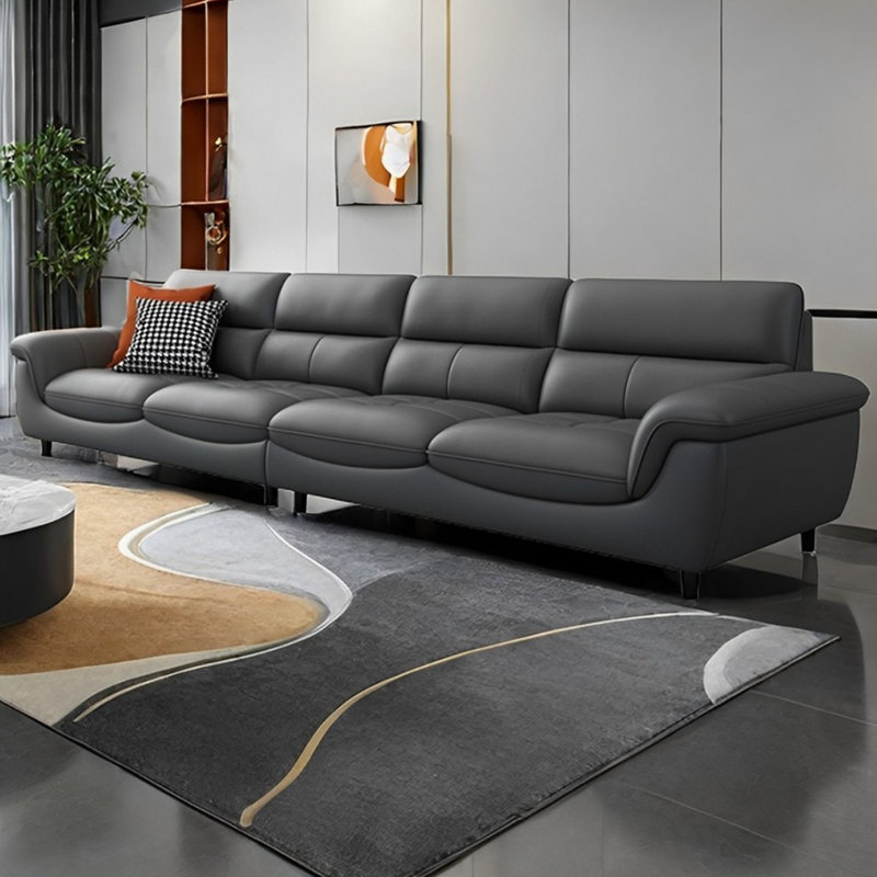 Canapé droit nordique, H 34,64 po x l 122 po x P 36,61 po, 5