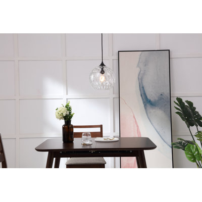 Luminaire suspendu sphère 1 lumière Douthit