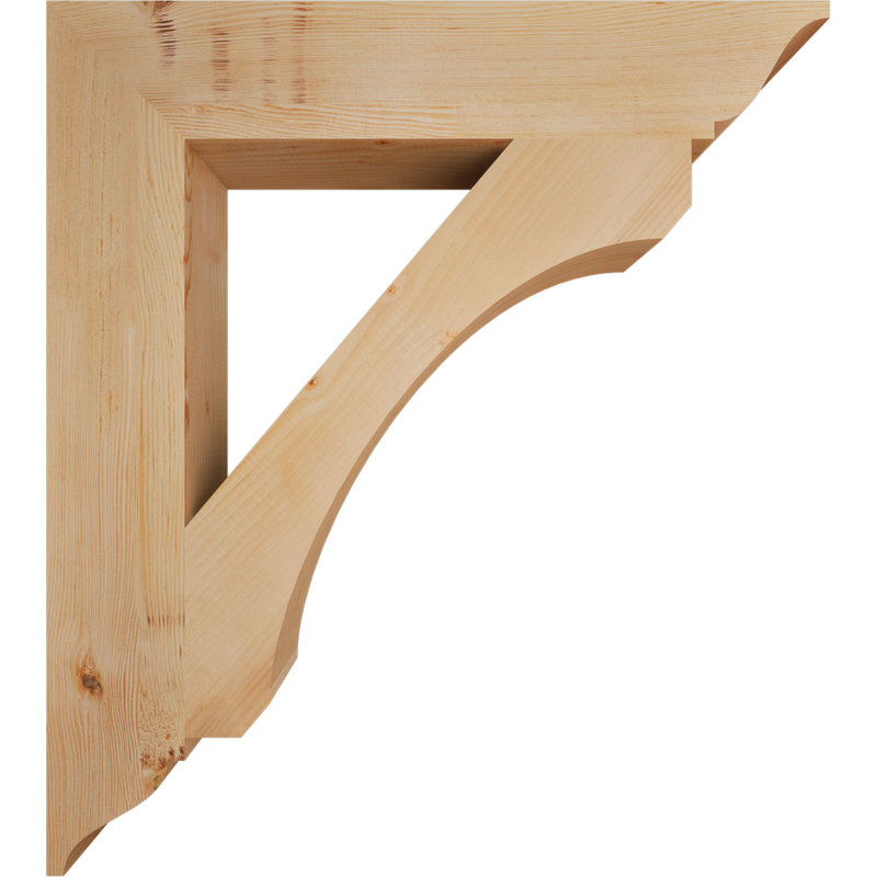 Support lisse Legacy, Sapin de Douglas, H 38 po x l 5,5 po x P 34 po