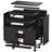 Metal Tool Cabinet,heavy‑duty Garage Storage Organizer With Lockable Doors, Perforated Pegboard Side Panels Mobile Workbench For Garage Workshop Home Use