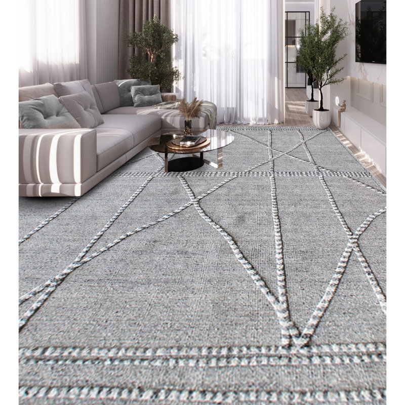 Moroccan Area Rug, Rectangle 9' x 12'