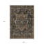 Tapis intérieur lavable 9 pi x 12 pi médaillon brun-1959164880