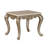 Monarch End Table in Champagne