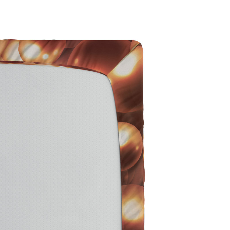 Drap-housse perles pois dot, Drap-housse de taille double