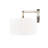 Karnesia 9.6" Tall Steel Armed Sconce-103654031