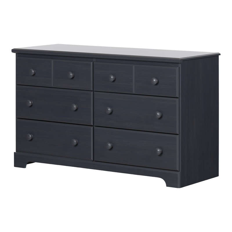 Saige 6-Drawer Dresser, Blueberry