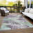 Machine Washable Indoor/Outdoor Claudian ACN1495 Lavender Rug-103151585