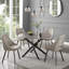 Gundolf Round Metal Base Dining Table-749998826
