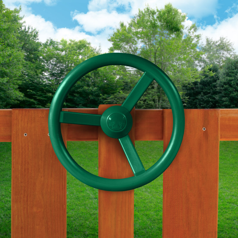 Great Skye II Swing Set, Classic Green Vinyl Canopy, No