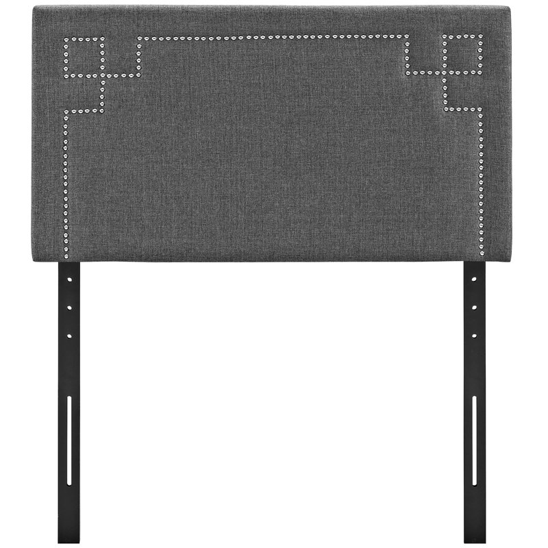 Tête de lit en tissu Josie par Modway, Grand, Gris