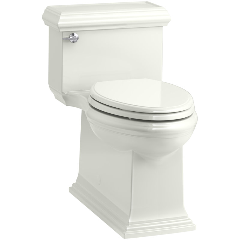 Memoirs Comfort Height 1.28 gpf One-piece Compact Elongated Toilet, Dune