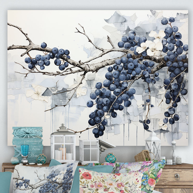 Impression sur toile Minimalisme Vineyard Dreamscape II, Toile tendue, H 12 po x l 20 po