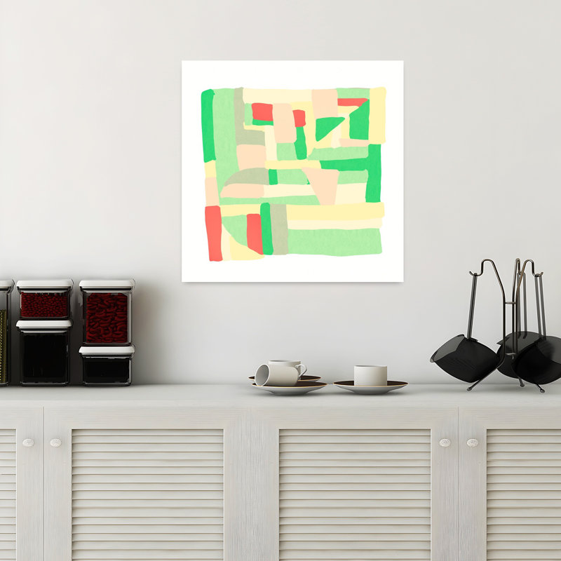 Art contemporain contemporain abstrait, H 18 po x l 18 po