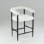 Ensemble de 2 tabourets de bar rembourrés Modern-1781270916