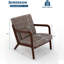 Fauteuil d'appoint lombaire MidCentury-1693286482