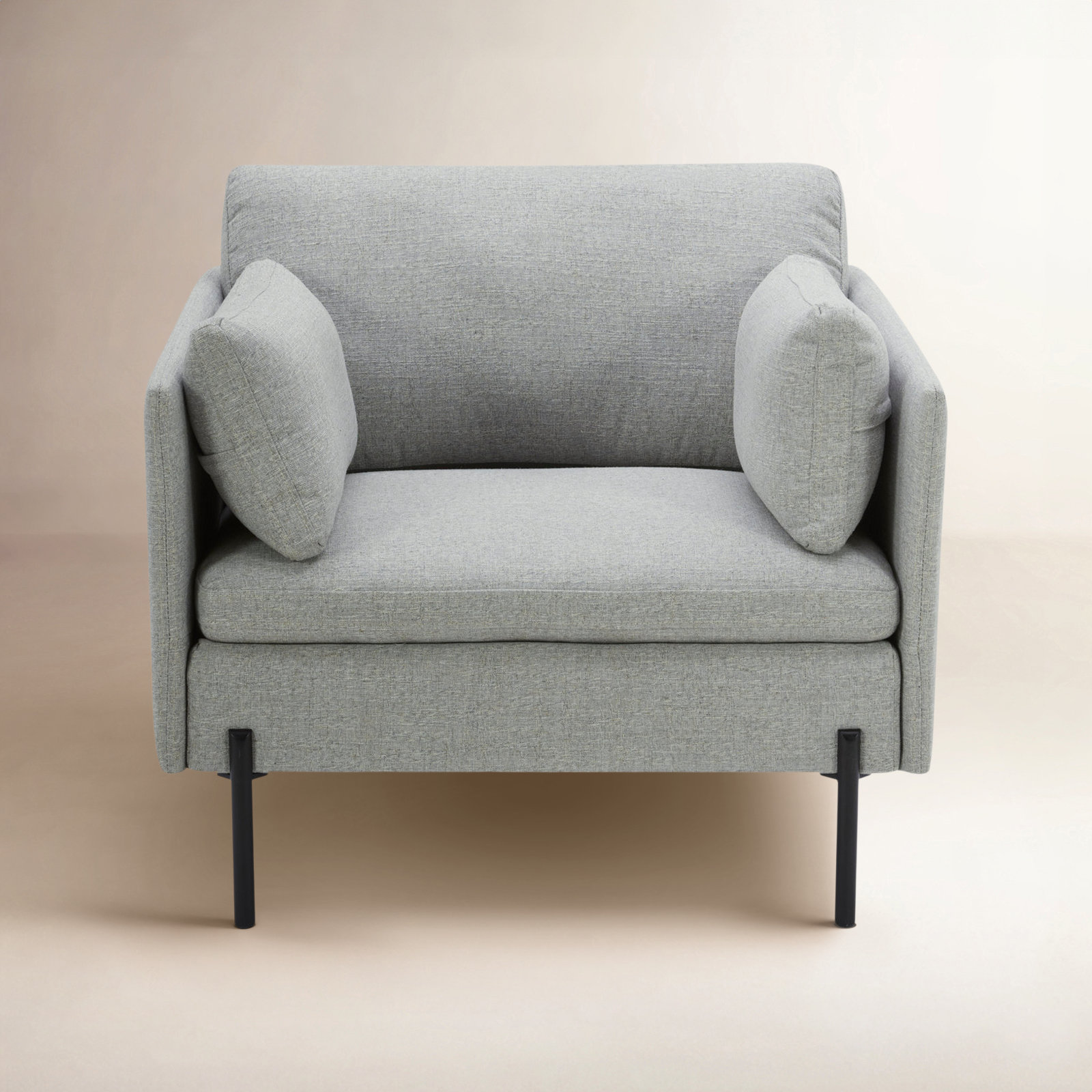 Moab Cotton Armchair, Fredrickson Marble Basketweave