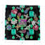 Serviettes de cocktail en satin de coton Emeralds Jewel Box-122066513