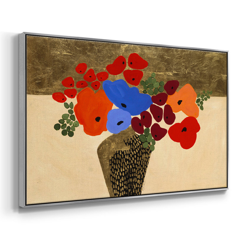 " Defining Moment ", 17" H x 25" W x 2" D, Silver Floater Framed Canvas