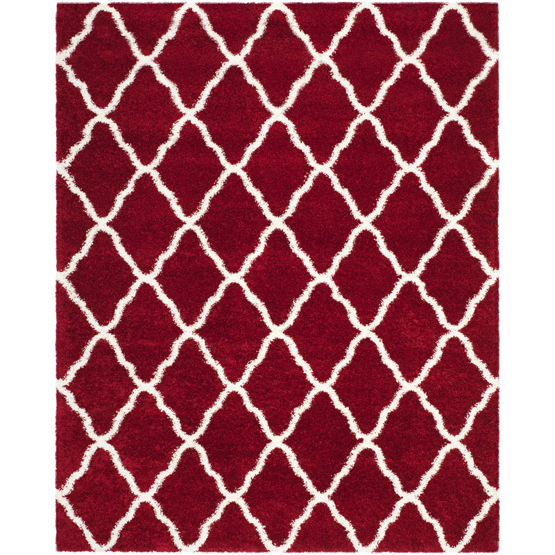 Tapis à poils longs Darrold Hudson, Rectangle 8 pi x 10 pi
