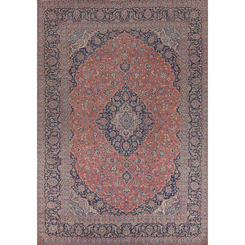 Tapis traditionnel rose grand 10 x 14