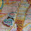 Gold Alchemy Contemporary Silk Rug - 7'11" x 8'7"