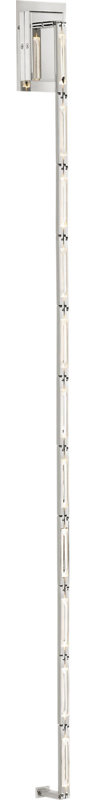 Catena Sconce, Polished Nickel, 3000, 59.2" H x 0.8" W x 0.9" D