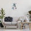 Giclée encadrée de formes pastel entrelacées, design par Coco Good-604821400-604821402