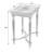 Ashayra Rectangular Mirrored End Table-1740886564