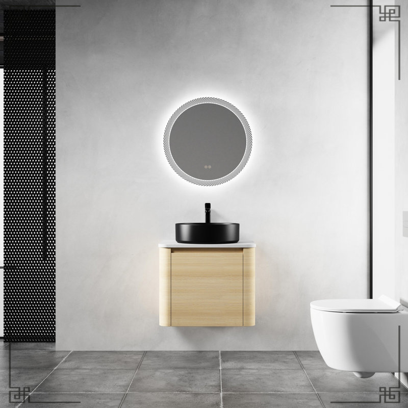 Wall Mounted With Stone Top