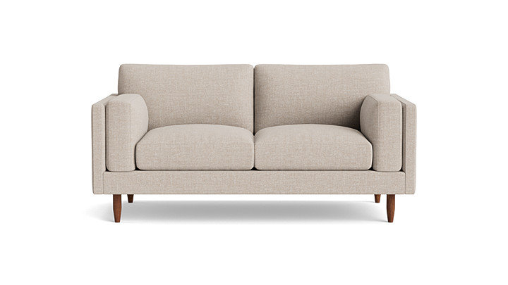 Skinny Fat Loveseat (70"), 70" W, Performance Weave - Natural