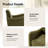 Terren 50.5"W Farmhouse Linen Upholstery Loveseat With Solid Wood Spindle Legs-237278653