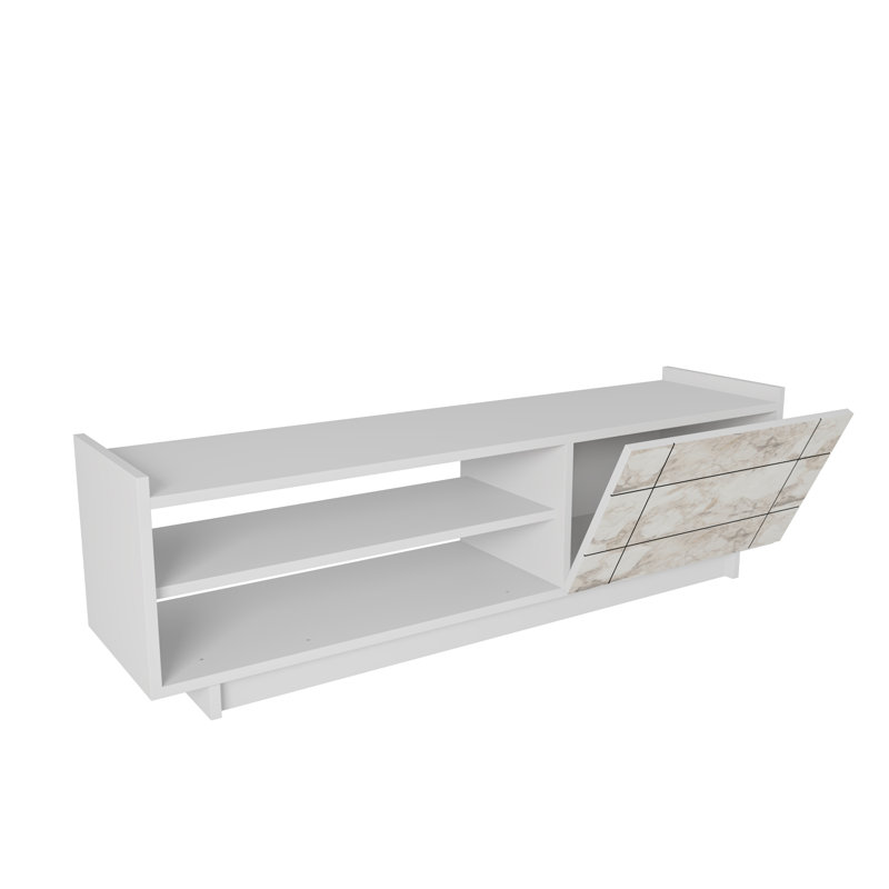 Valantina 55" TV Stand for TVs, Ephesus/White
