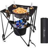 Square Metal Outdoor Folding Picnic Table